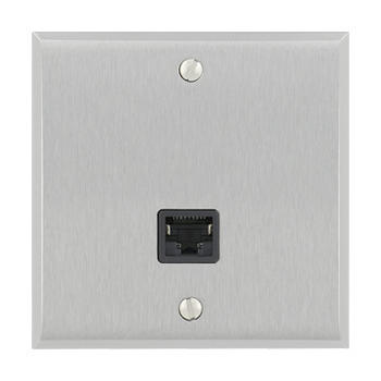 Art d'Arnould univers Mémoire prise RJ45 catégorie6 FTP - acier brossé