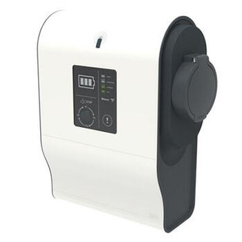 Borne triphasée plastique avec lecteur RFID Green'up Premium pour 1 véhicule électrique Mode 3 - 22kW 32A