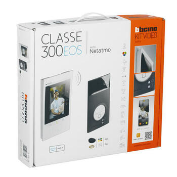 Kit portier connecté Classe 300EOS with Netatmo écran 5pouces - assistant vocal Alexa intégré + platine de rue Linea 3000 noire