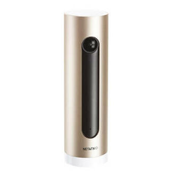  Caméra Intérieure Intelligente et connectée Netatmo avec reconnaissance faciale et alerte sur smartphone - alu/or 