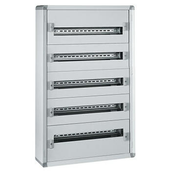 Coffret distribution métal XL³160 tout modulaire 5 rangées 900x575x147mm - 120 modules