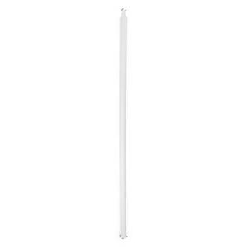 Colonne à clippage direct 2 compartiments hauteur 3,92m couvercle PVC et corps en PVC - blanc RAL9003