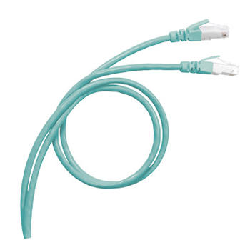 Cordon de brassage RJ 45 - cat. 8 - S/FTP blindé -L. 2 m - LSZH RAL 6027 - LCS³