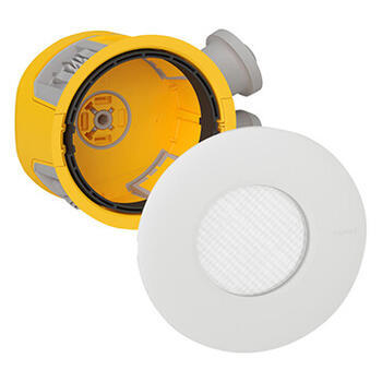 Distributeur de 10 spots à LED dimmable IP44 Modul'up complet 3000K ou 4000K 500lm (lumens) 120° + 1 scie cloche Ø80mm