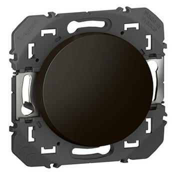Interrupteur ou va-et-vient dooxie 10AX 250V~ finition noir mat