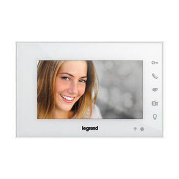  Écran intérieur connecté 7pouces blanc