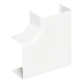 Angle plat pour goulotte de climatisation Viaclim 100x60mm - blanc
