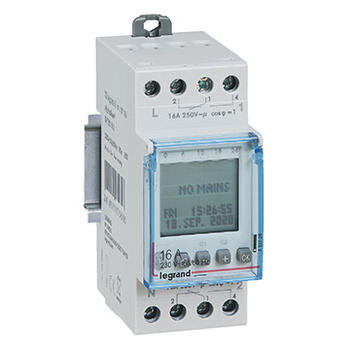 Inter horaire programmable via bluetooth annuel 230V~ - 2 sorties 16A - 2x28 programmes