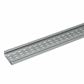 Chemin de câbles PVC perforé ISI PLAST - hauteur 50mm, largeur 150mm et longueur 3m - finition gris RAL7030