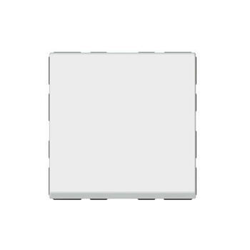Interrupteur ou va-et-vient 10AX 250V~ Mosaic Easy-Led 2 modules - blanc