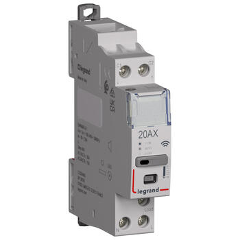 Contacteur connecté Drivia with Netatmo multifonction silencieux 1P 20AX 230V~- 1 module