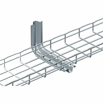 Console sans vis CSN 200 pour chemins de câbles fils Cablofil et ZF31 - finition GS