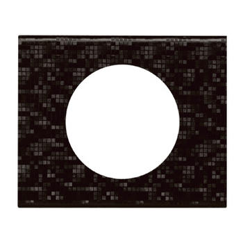 Plaque Céliane - Matière Cuir Pixel - 1 poste 