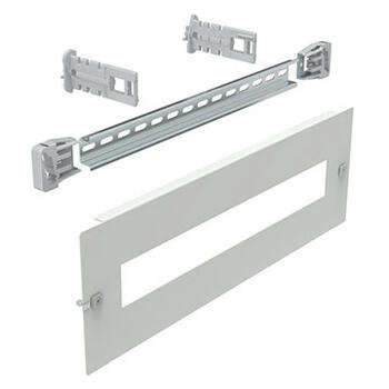 Plastron modulaire pour montants métal chassis à composer Atlantic et Marina largeur 500mm - hauteur 150mm métal