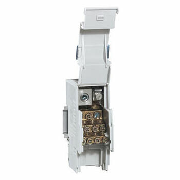 Répartiteur modulaire associable unipolaire 160A - 13 connexions maximum par barreau - 2 modules