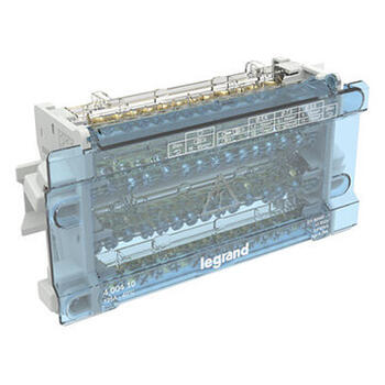 Répartiteur modulaire à barreaux étagés tétrapolaire 125A 15 départs - 10 modules