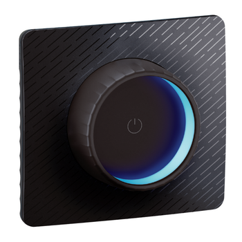 Variateur Rotary Céliane avec ou sans Neutre 200W LED avec enjoliveur Noir