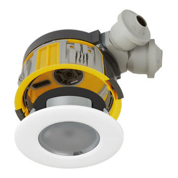 Spot Modul'up complet avec 1 boîte Modul'up + 1 spot IP44 blanc