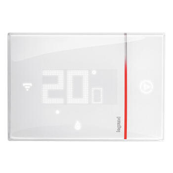Thermostat tactile connecté Smarther with Netatmo blanc