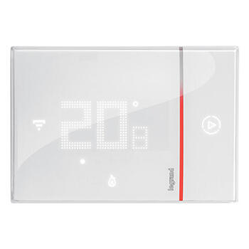 Thermostat tactile connecté Smarther with Netatmo blanc
