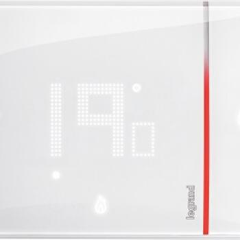 Thermostat tactile connecté Smarther with Netatmo blanc