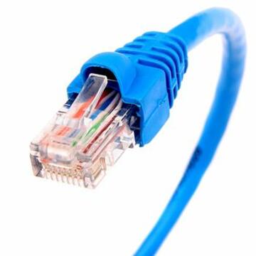 Câble de rallonge Cat6 RJ45 mâle vers RJ45 femelle - Câble LAN Ethernet  avec prise RJ45 encastrée, 0,5 m