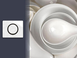 Céliane, interrupteurs et prises en porcelaine de Limoges