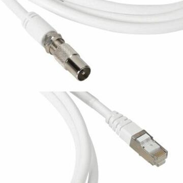 Prise réseau kwmobile RJ45 - Prise murale blindée - Avec connexions par  câble Ethernet