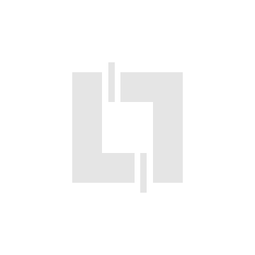Manette Livinglight symbole + et - type bascule 1 module - blanc