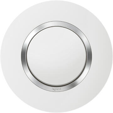 inter dooxie rond blanc bague chrome 350x350