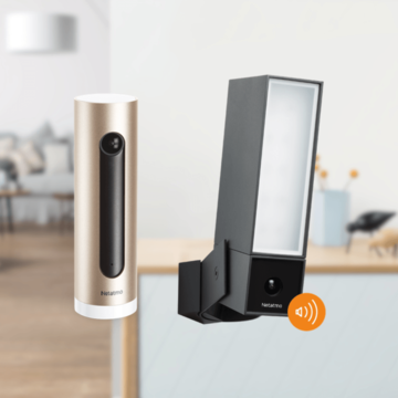 Solutions projets Le logement connecté Caméras connectées Intérieure et Extérieure Netatmo pour sécuriser entièrement chaque logement