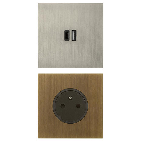 art epure acier brosse bronze prise usb 960x960