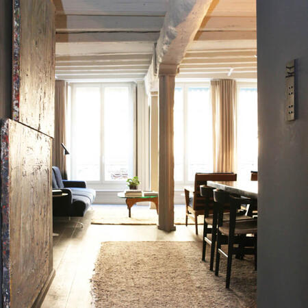 couloir salon rustique moderne 700x700