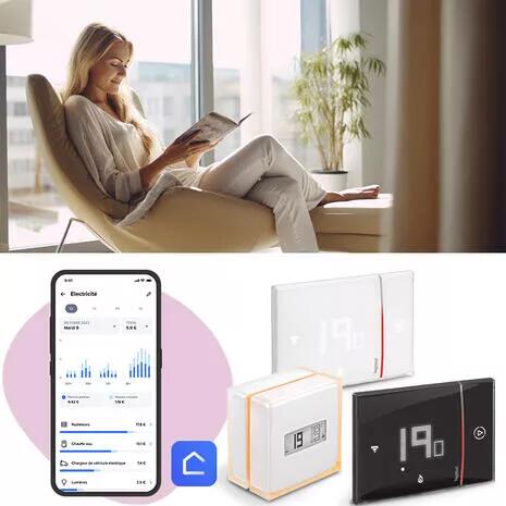 fauteuil lectrice smartphone smarther thermostat intelligent 700x700