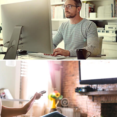 femme television homme ordinateur rj45 450x450