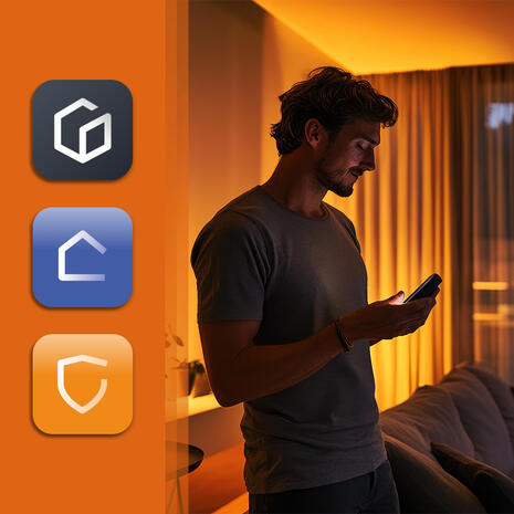 homme smartphone salon eclairage apps home 960x960