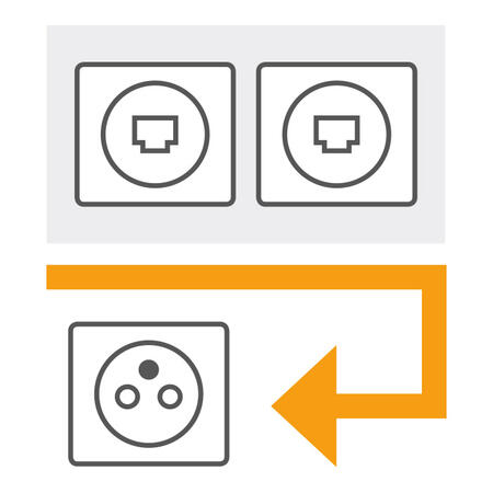 pictos 2xrj45 2p