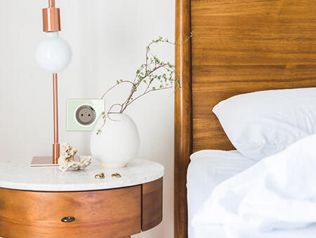 prise surface celiane usb c verre opale blanc chambre lampe 450x340