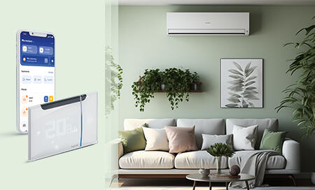thermostat smarther ac smartphone climatiseur pro 450x272