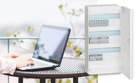 Prêt-à-Poser Drivia multimédia avec switch Ethernet PoE