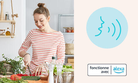 femme cuisine cde vocale alexa 474x287