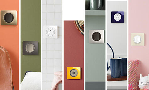 Céliane™ : osez la couleur pour vos prises et interrupteurs