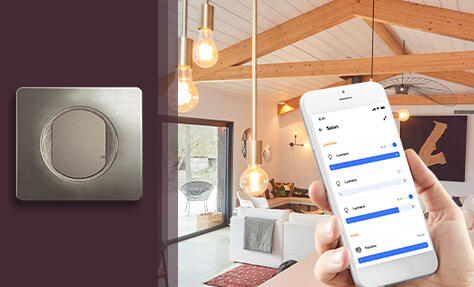 Passer de la fonction interrupteur à variateur et repérer un interrupteur dans le noir