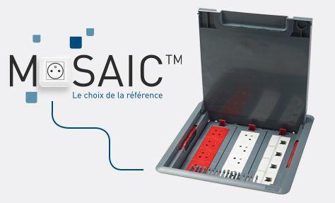 L’électricité intégrée avec les boîtes de sol Mosaic™