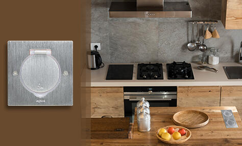 J’installe un kit prise de courant pour plan de travail et sol