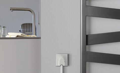 Les radiateurs et sèche-serviettes deviennent simplement connectés avec la sortie de câble Céliane™ with Netatmo