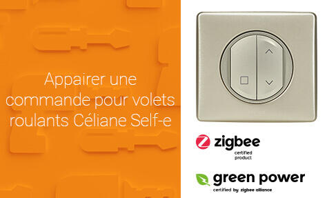 Appairer une commande pour volets roulants Céliane Self-e