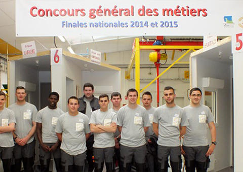 Evénement Legrand, partenaire du concours général des métiers 2015