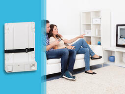 Installer un support de box pour le coffret de communication