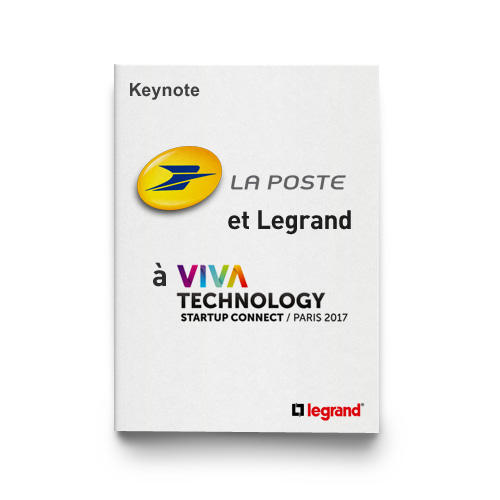 Outils Presse Legrand en partenariat avec Le Hub Numérique de La Poste à VivaTech 2017